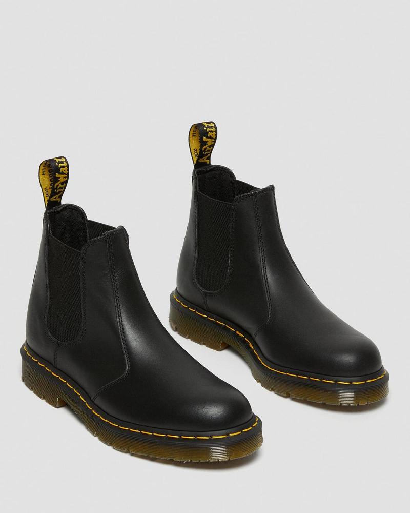 Botas De Trabajo Dr Martens 2976 Slip Resistant Cuero Mujer Negros | MX 39MQZ